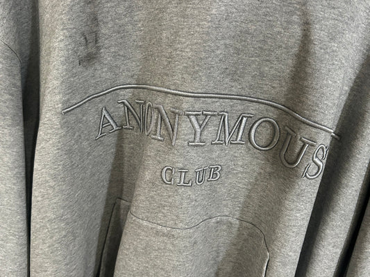 Anonymous Club Grey Heritage Hoodie