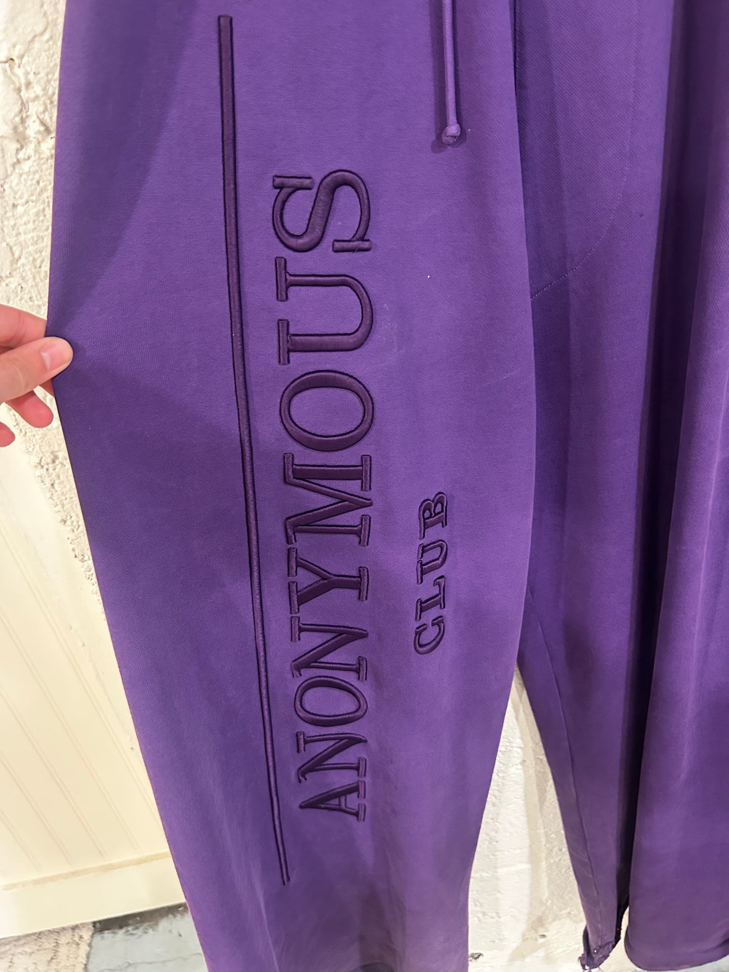 Anonymous Club Purple Heritage Sweats