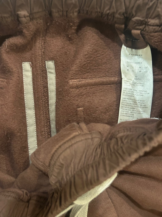 Rick Owens Easy Pusher Pants Brown