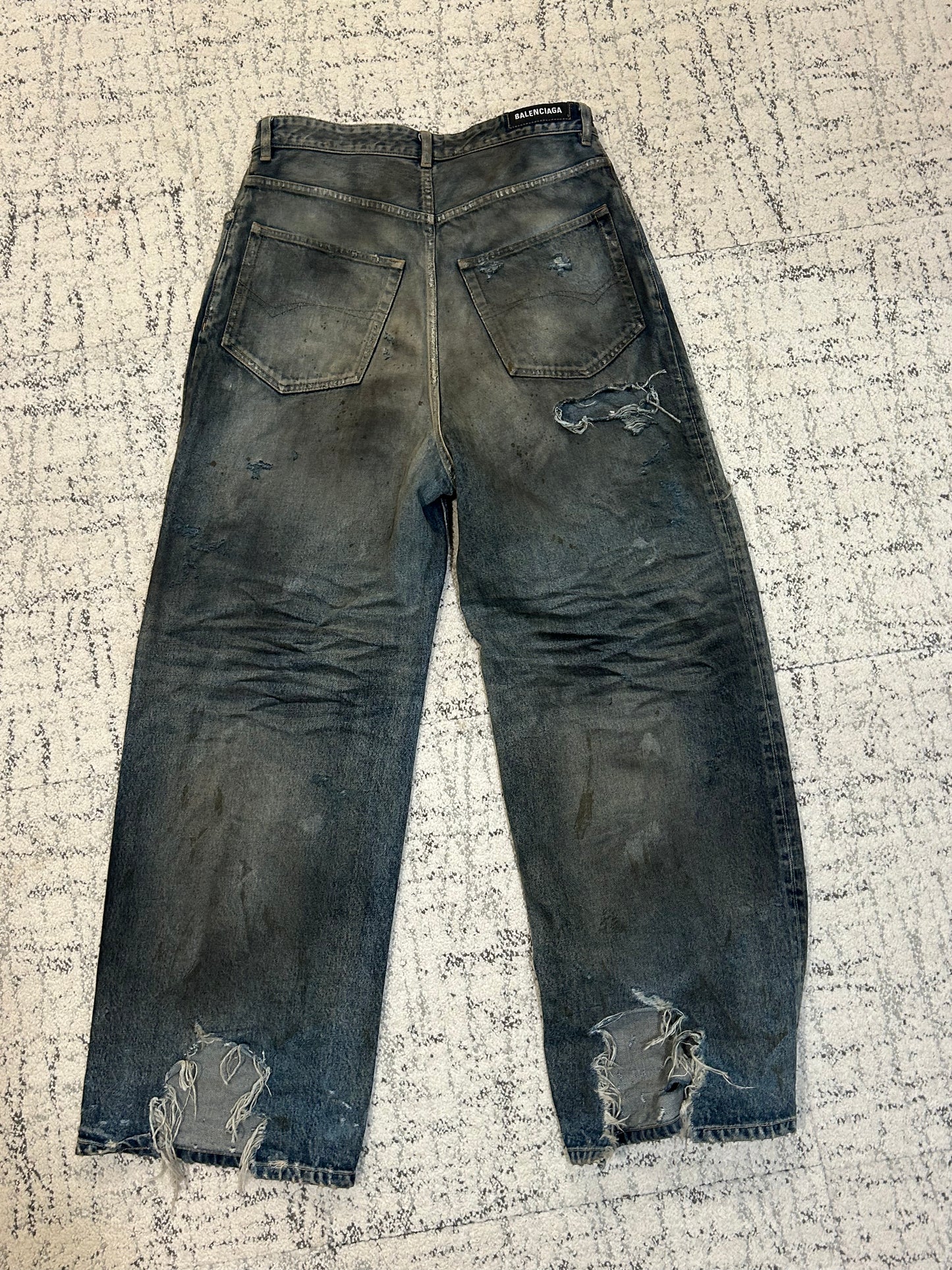 Balenciaga Oil Jeans