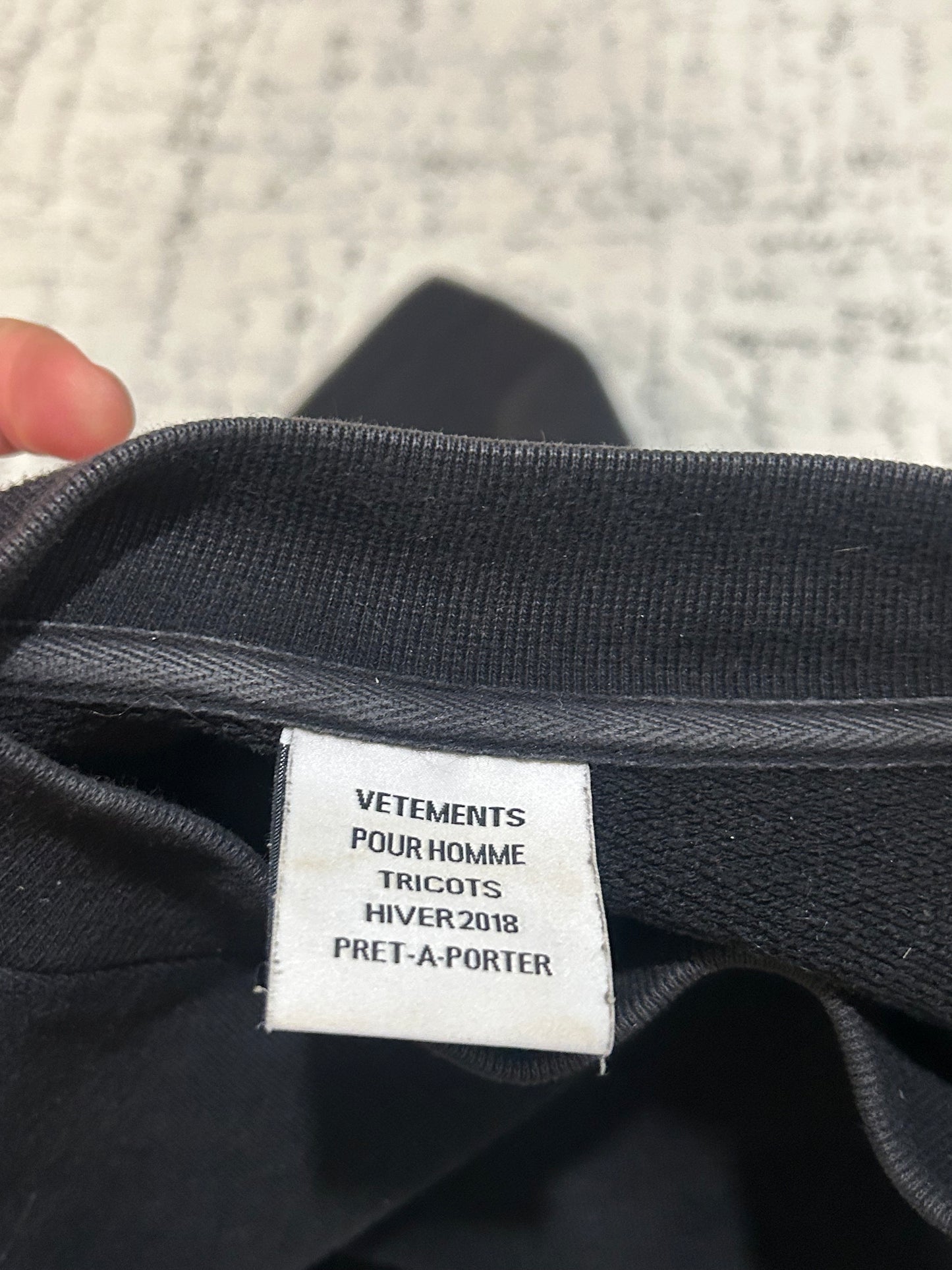 Vetements AW18 ‘Bro’ Crewneck