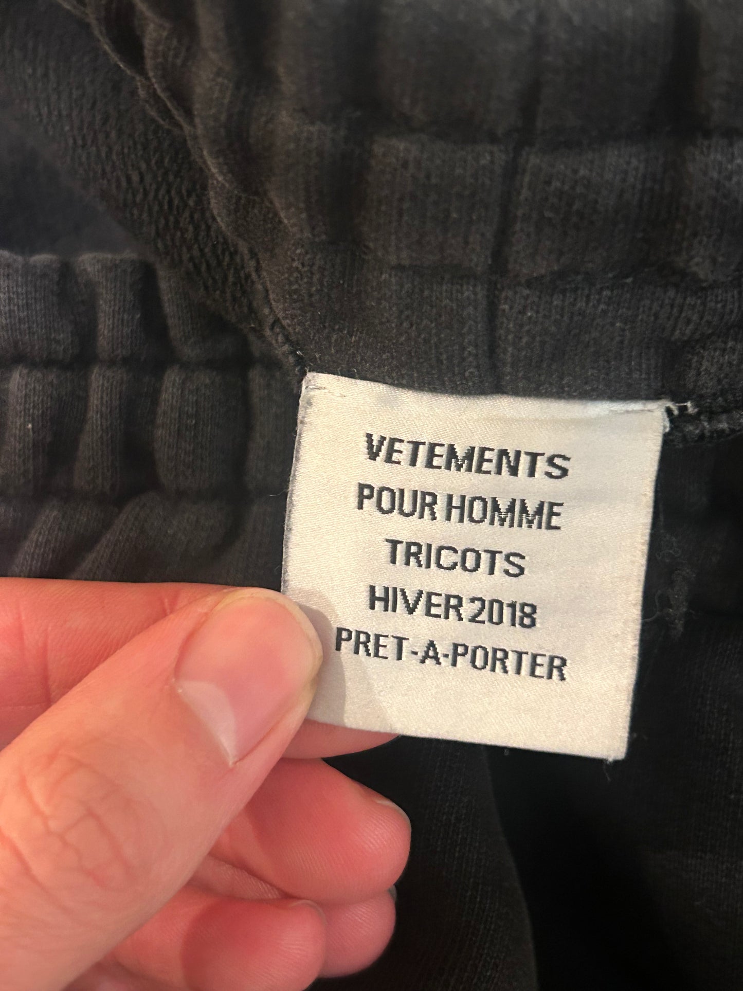 Vetements FW18 “Bro” pants