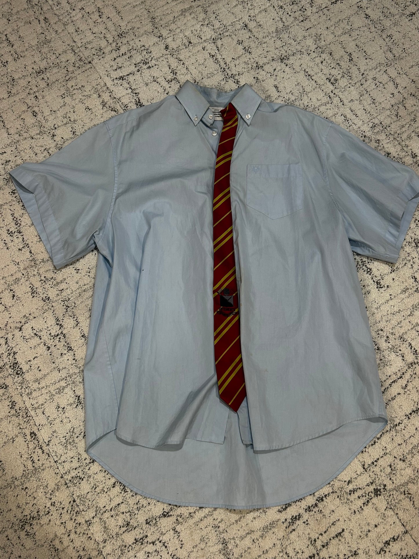 Vetements 2020 Tie Shirt
