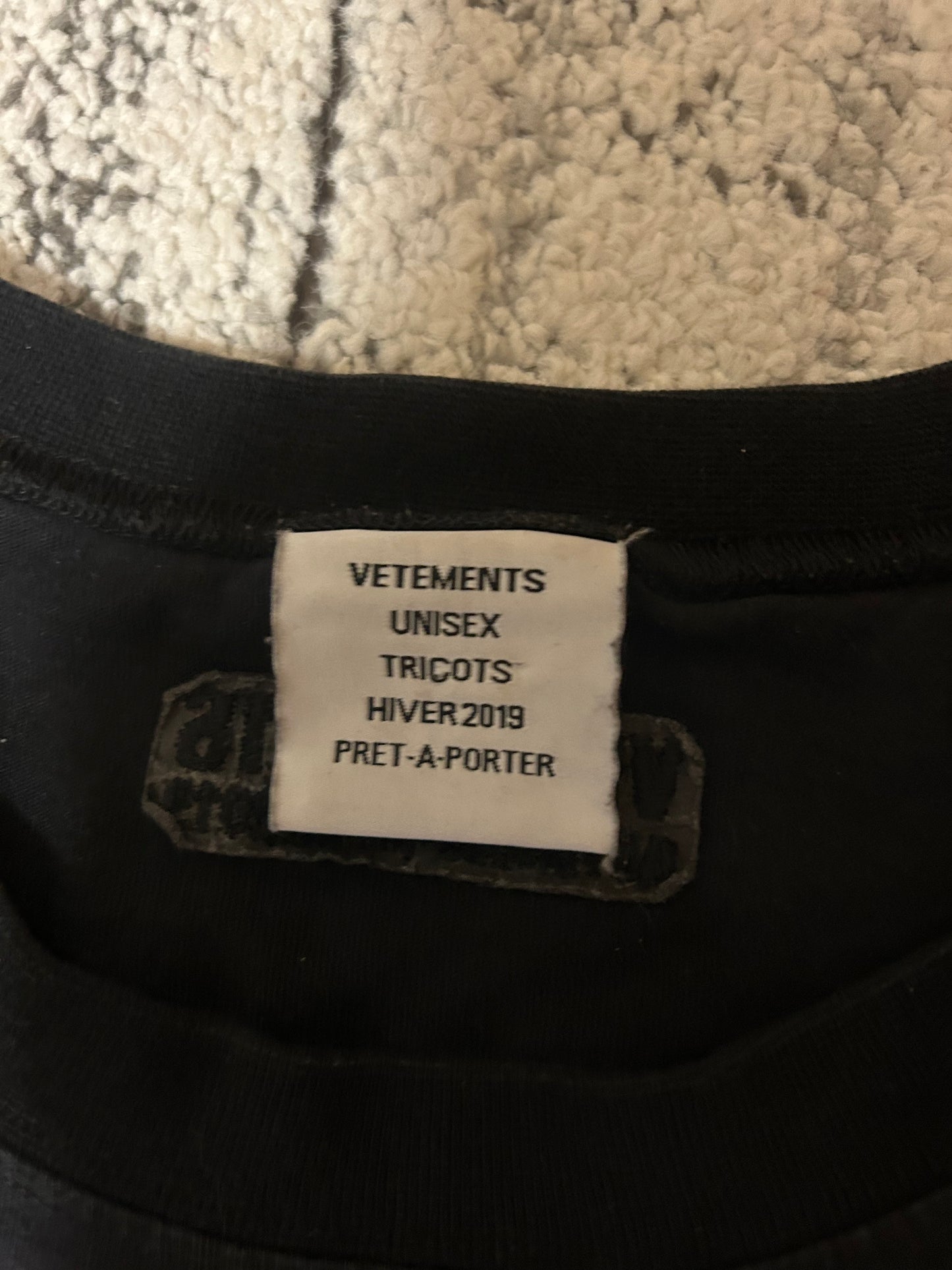 Vetements A/H 2019 Marie Hand-Painted Tee