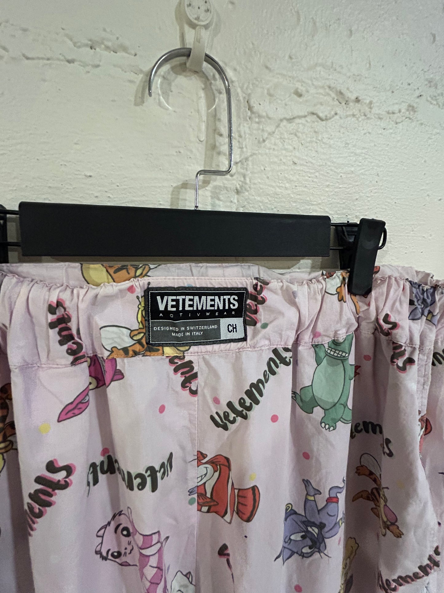 Vetements Cartoon Pajama Pants