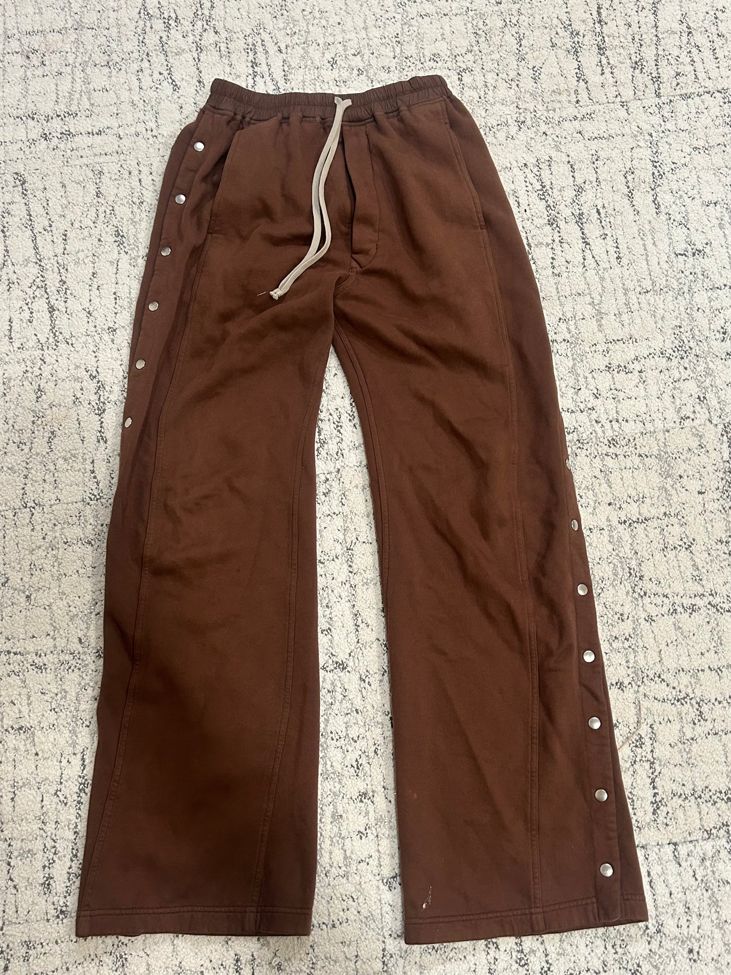 Rick Owens Easy Pusher Pants Brown