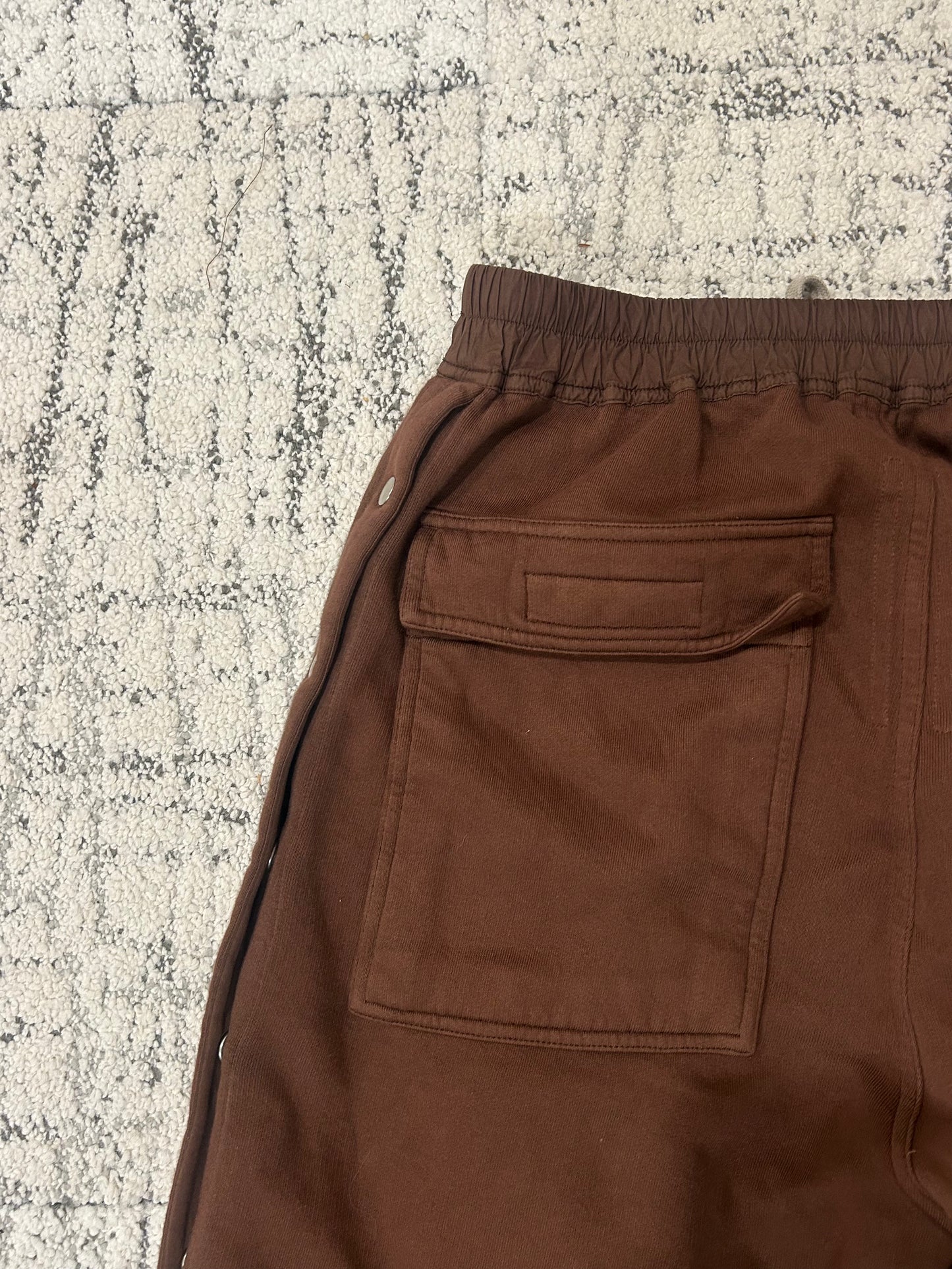 Rick Owens Easy Pusher Pants Brown