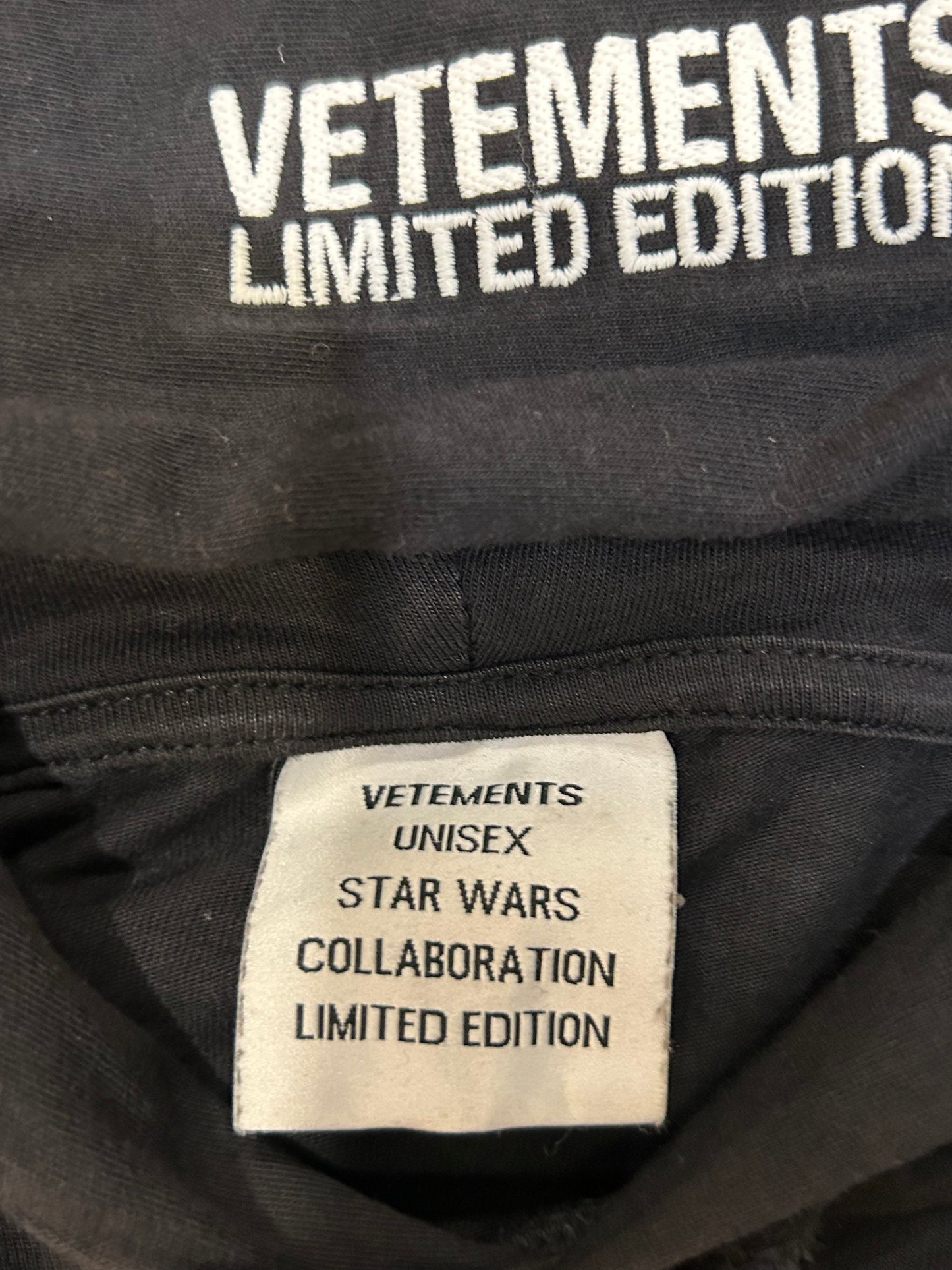 VETEMENTS STARWARS HOODIE