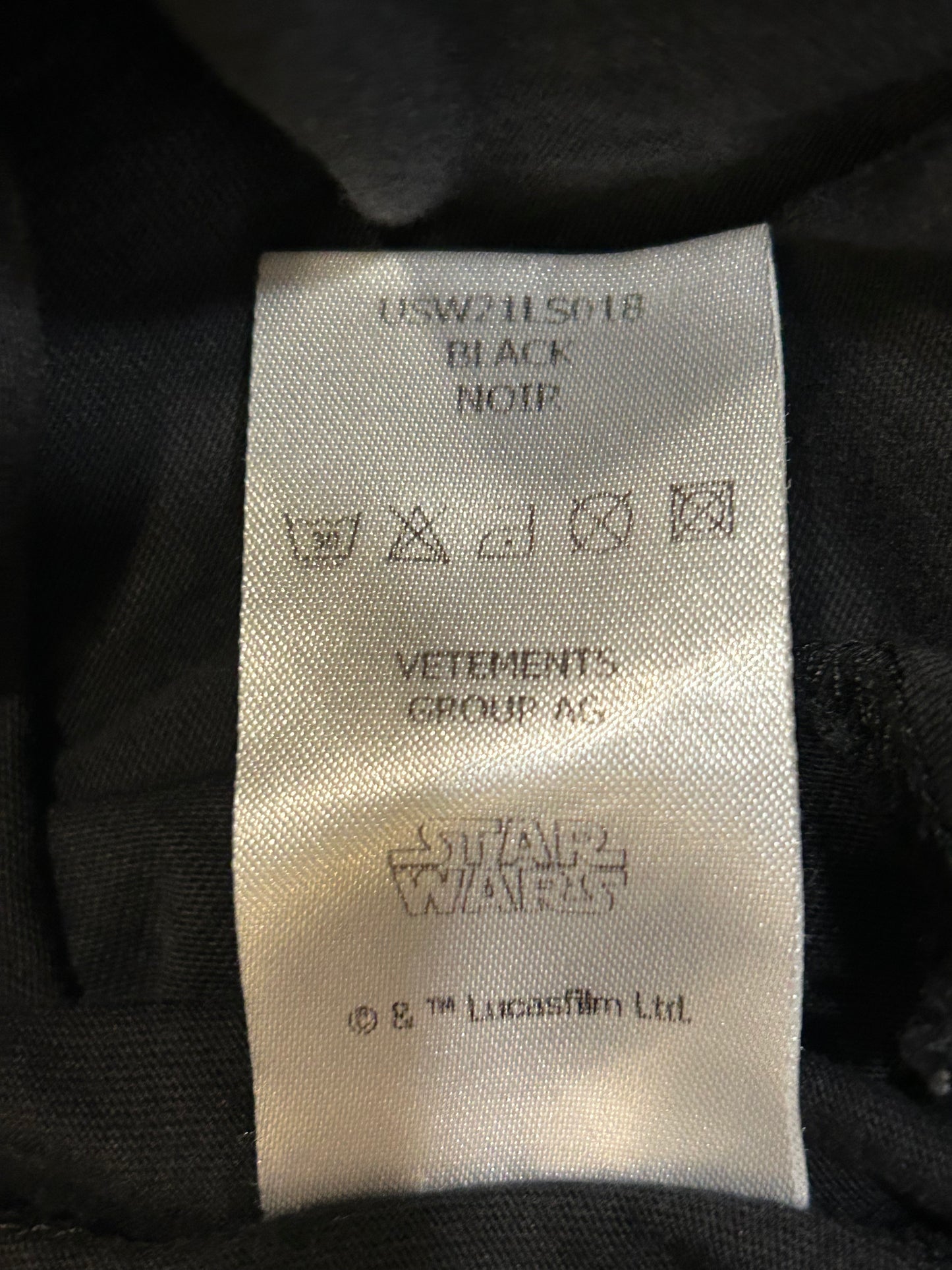 VETEMENTS STARWARS HOODIE