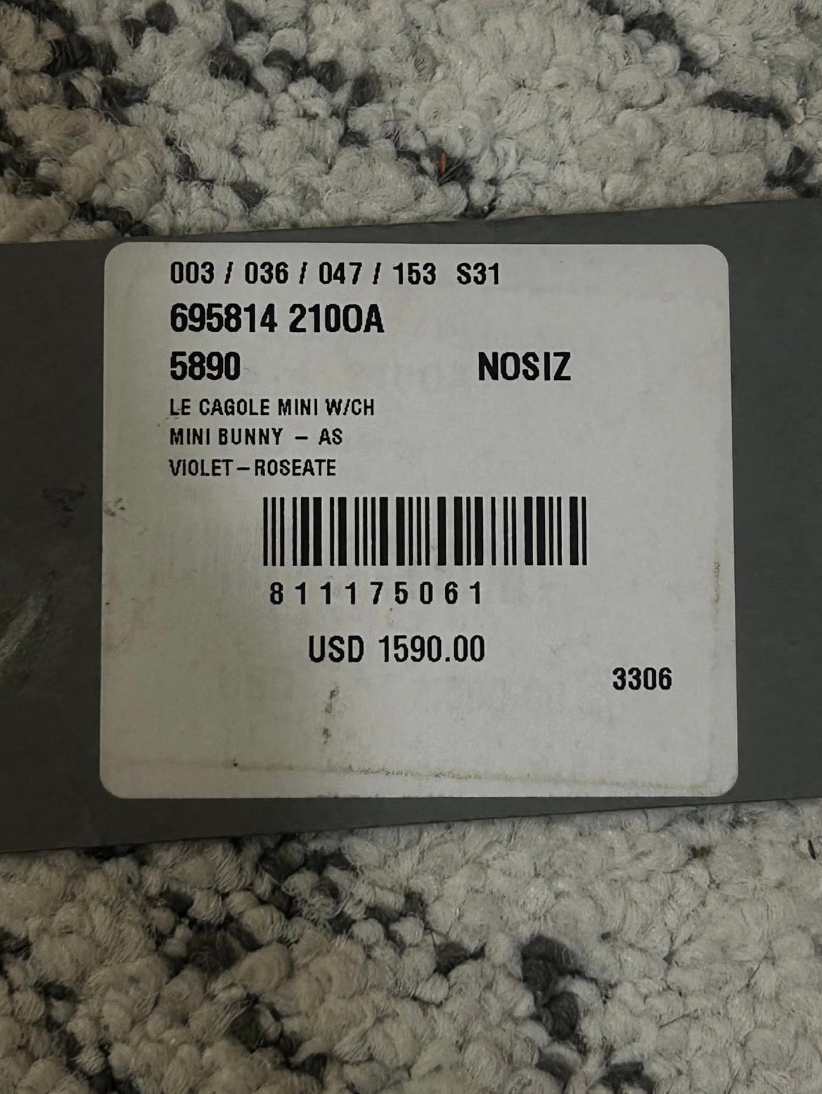 BALENCIAGA CANCELED LUNAR NEW YEAR 'LE CAGOLE' PURSE