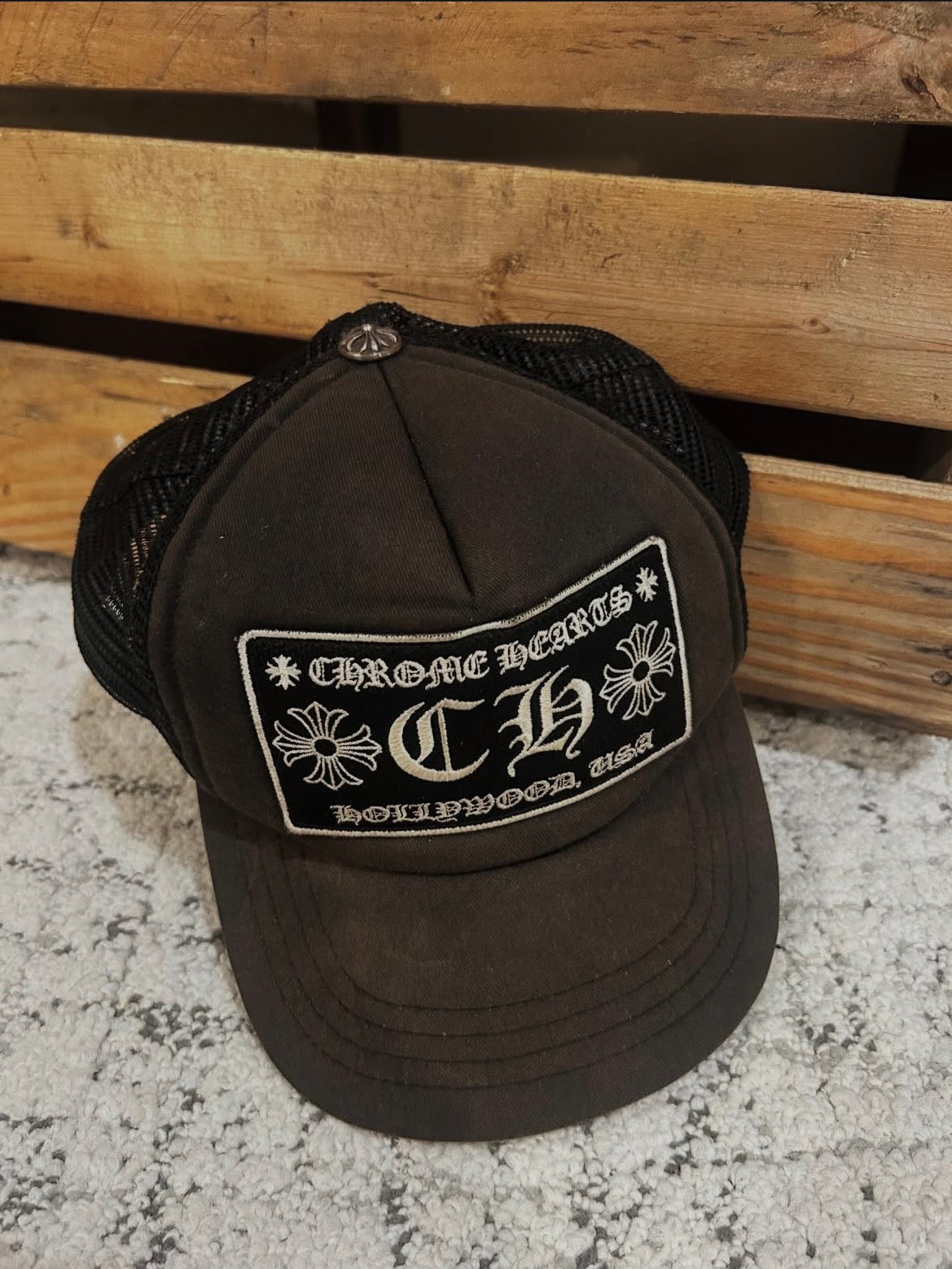 VINTAGE CHROME HEARTS HOLLYWOOD TRUCKER