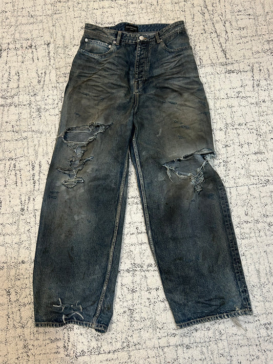 Balenciaga Oil Jeans